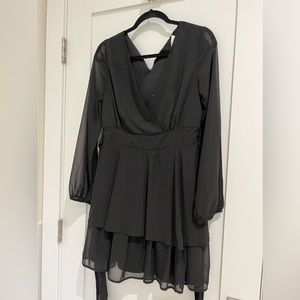 Black Dress with long sleeve